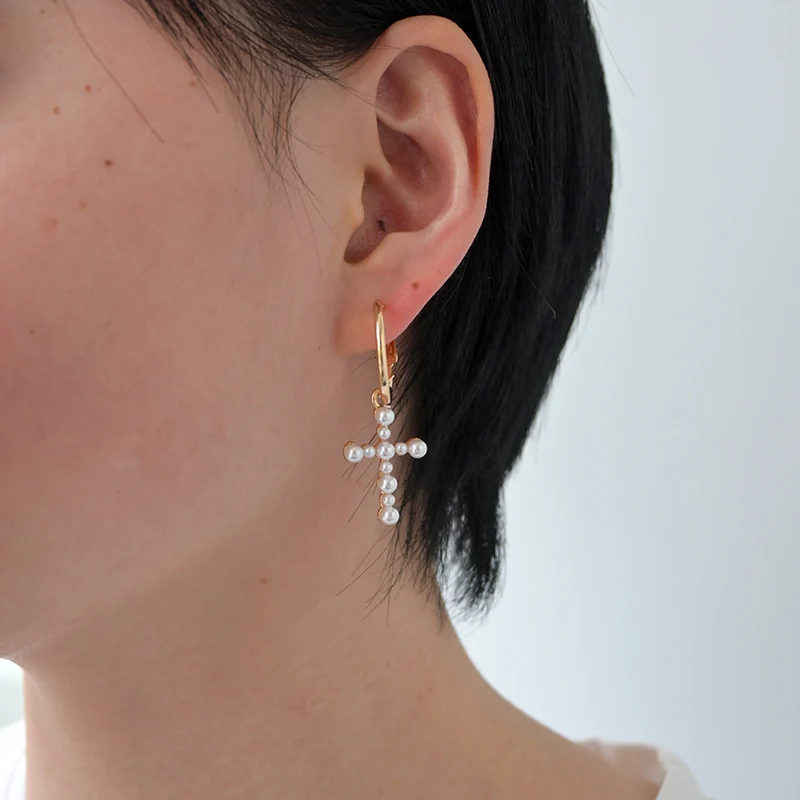 New Women Men's Stainless Steel Earrings Silver Color Cross Gothic Punk Rock Style Pendientes Earrings Mujer Moda
New Women Men's Stainless Steel Earrings Silver Color Cross Gothic Punk Rock Style Pendientes Earrings Mujer Moda