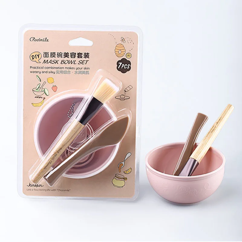 Fun and environmentally friendly mask bowl set DIY tune production tool small home beauty 7 Piece Set
Fun and environmentally friendly mask bowl set DIY tune production tool small home beauty 7 Piece Set