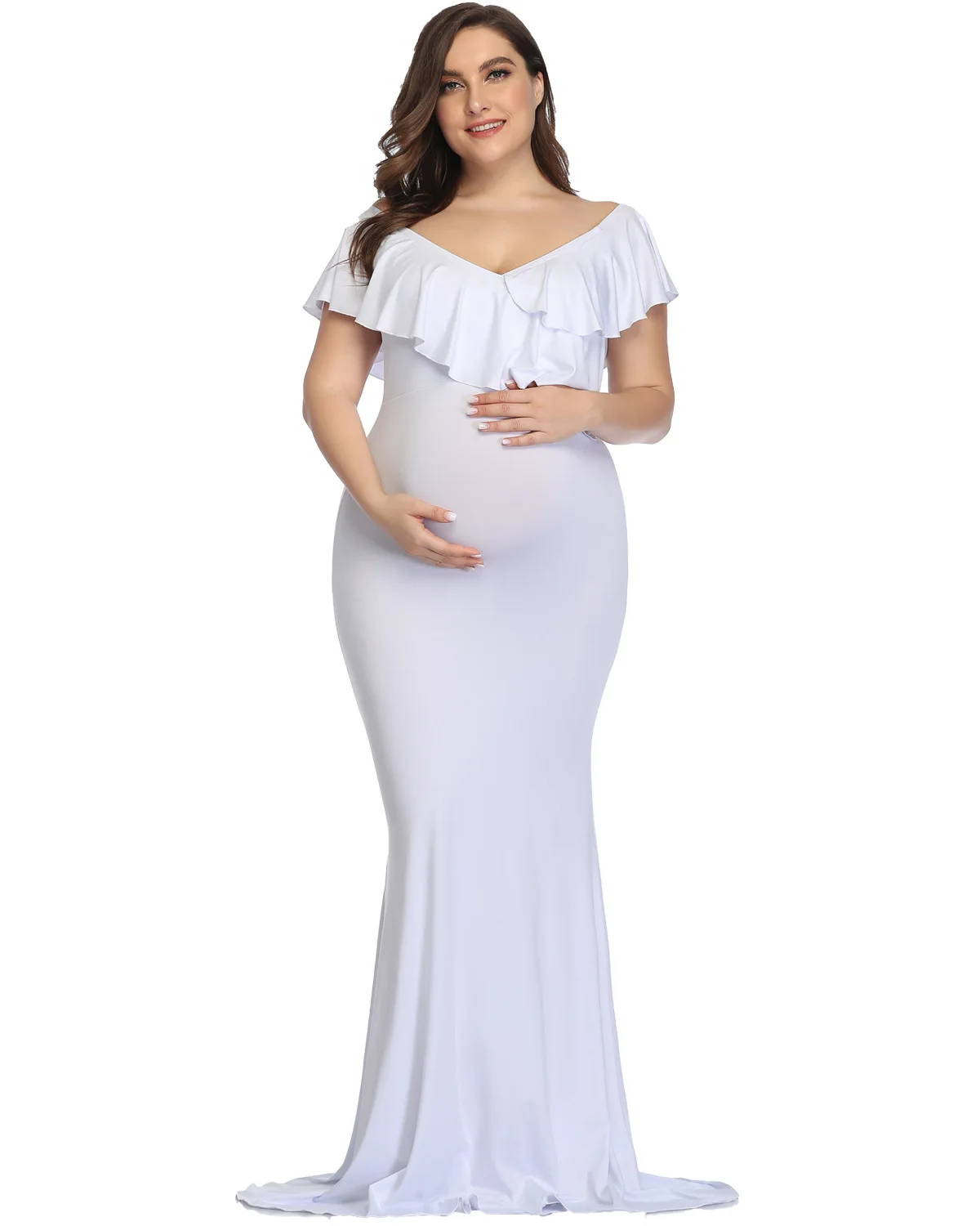 Long Chiffon Maternity Photography Dress Sweet Heart Maternity Lace Dresses for Photo Shoot Slit Open Pregnancy Dress
Long Chiffon Maternity Photography Dress Sweet Heart Maternity Lace Dresses for Photo Shoot Slit Open Pregnancy Dress