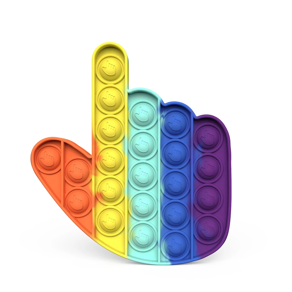 Finger Shape Push Bubble Rainbow Sensory Toy Fidget Relieve Autism Antistress Stress Reliever Toys Adult Children Gifts
Finger Shape Push Bubble Rainbow Sensory Toy Fidget Relieve Autism Antistress Stress Reliever Toys Adult Children Gifts