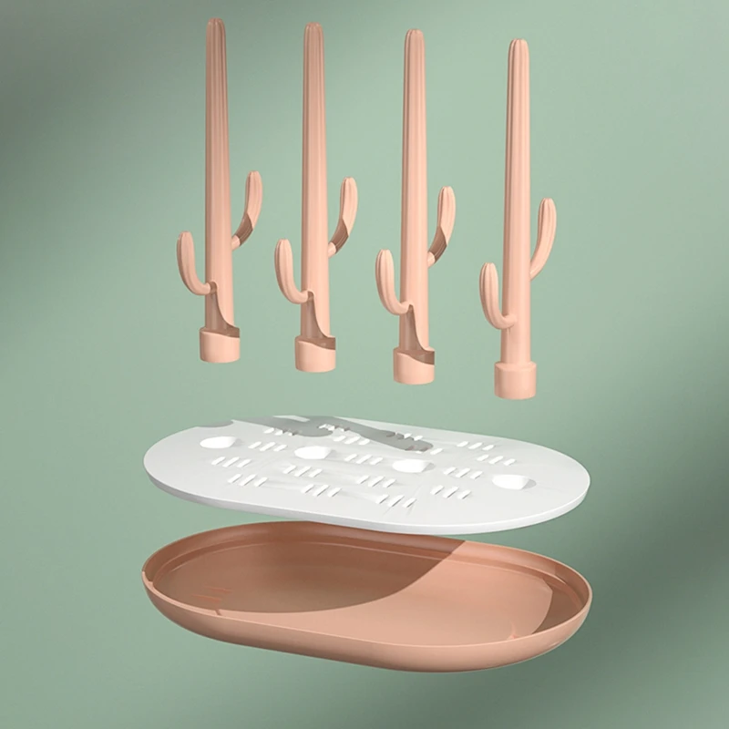 Baby Bottle Drying Rack,Multifunctional and Detachable Baby Bottle Holder with Drainer,for Teats,Cups,Pump Parts 
Baby Bottle Drying Rack,Multifunctional and Detachable Baby Bottle Holder with Drainer,for Teats,Cups,Pump Parts