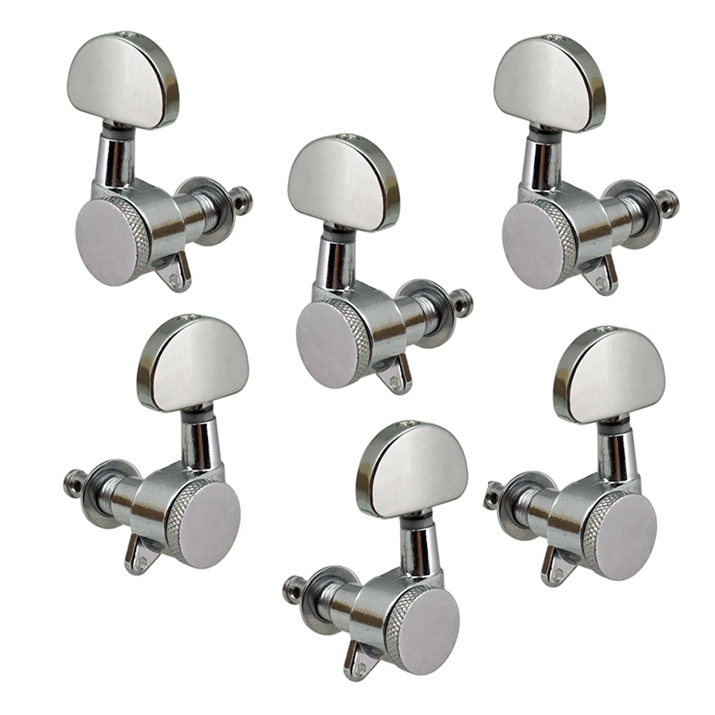 6 Pcs Guitar Machine Metal Tuners (3 Left 3 Right) - String Tuning Key Pegs Replacement for Electric Guitars (Silver)
6 Pcs Guitar Machine Metal Tuners (3 Left 3 Right) - String Tuning Key Pegs Replacement for Electric Guitars (Silver)