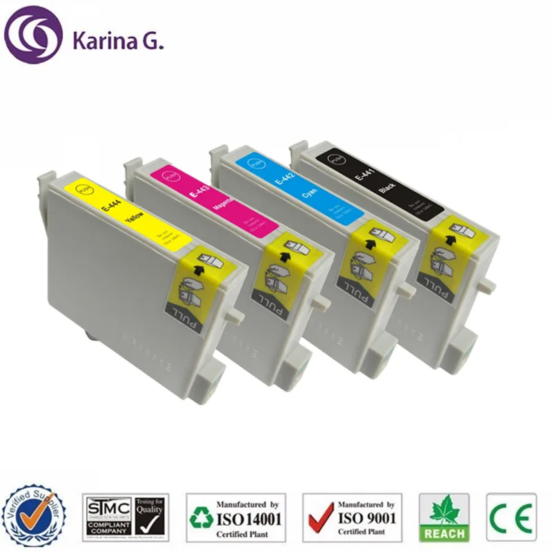 

Compatible Ink Cartridge for T0441 T0441 -T0444 suit for Stylus C64 C66 C84 C84N C84WN C86 CX3600 CX3650 CX4600 CX6400 CX6600