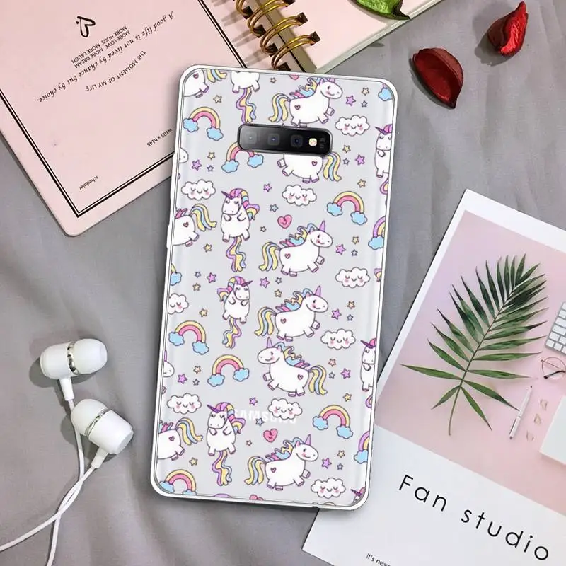 rainbow pink unicorn cute cartoon Phone Case Transparent For Samsung Galaxy S A 5 7 8 9 2015 20 edge plus 10 e lite 2019
rainbow pink unicorn cute cartoon Phone Case Transparent For Samsung Galaxy S A 5 7 8 9 2015 20 edge plus 10 e lite 2019