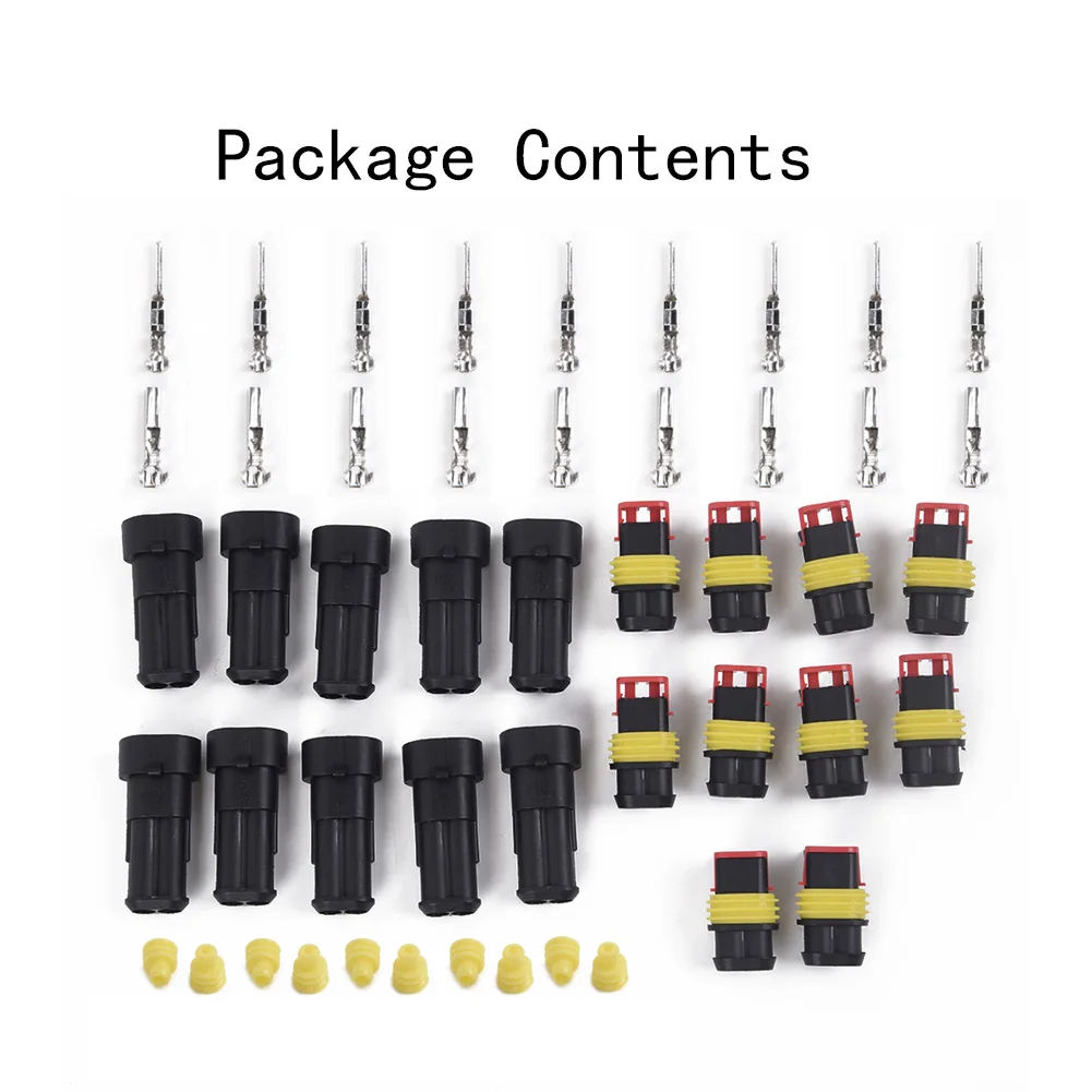 10 Sets Car 2Pin Way Sealed Waterproof Electrical Wire Harness Connector Plug Dustproof And Waterproof
10 Sets Car 2Pin Way Sealed Waterproof Electrical Wire Harness Connector Plug Dustproof And Waterproof