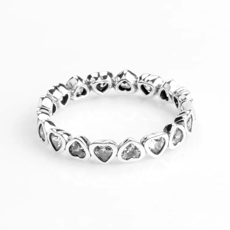 925 Sterling Silver pandoradora Ring Forever More Love Heart With Crystal Rings For Women Wedding Party Gift Fine Jewelry
925 Sterling Silver pandoradora Ring Forever More Love Heart With Crystal Rings For Women Wedding Party Gift Fine Jewelry