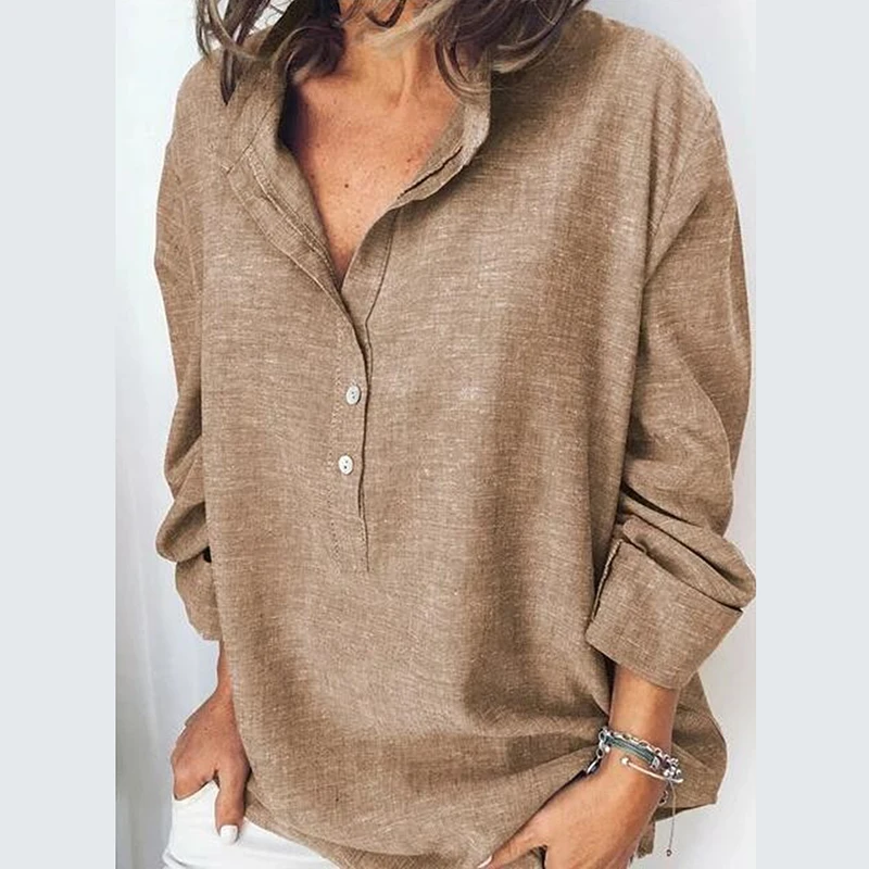 2020 Women Blouses Basic Selling Button Solid Long Sleeve Shirt Female Chiffon Women Slim Clothing Plus Size Tops 7 Color
2020 Women Blouses Basic Selling Button Solid Long Sleeve Shirt Female Chiffon Women Slim Clothing Plus Size Tops 7 Color