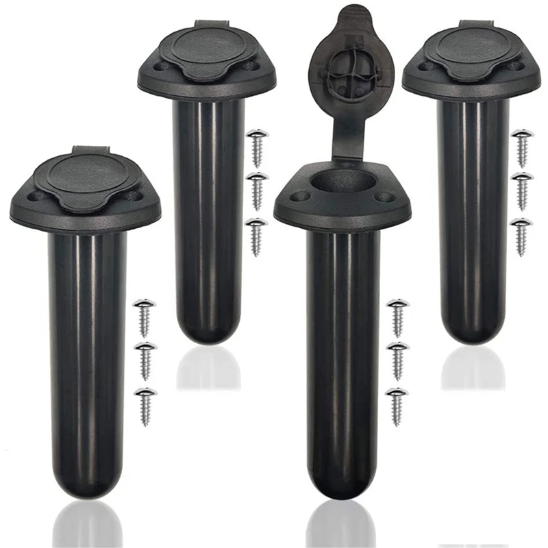 Kayak Flush Mount Fishing Boat Rod Holder with Cap - Plastic Fishing Tackle Accessory Tool for Kayak Boat Canoe Pole
Kayak Flush Mount Fishing Boat Rod Holder with Cap - Plastic Fishing Tackle Accessory Tool for Kayak Boat Canoe Pole