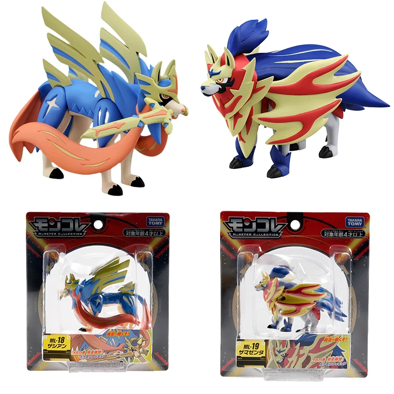 TAKARA TOMY Pokemon Figures Zacian Zamazenta Animation Figure Genuine Model Ornaments Action Toy Figure Toys for Children
TAKARA TOMY Pokemon Figures Zacian Zamazenta Animation Figure Genuine Model Ornaments Action Toy Figure Toys for Children