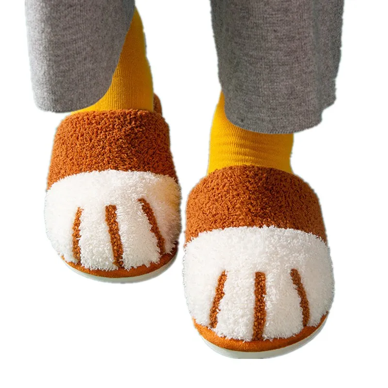 Women Winter Home Slippers Cat Paw Female Cotton Shoes Plush Cute Warm Soft Bottom Non-Slip Cute Ladies Indoor Slippers Caramel
Women Winter Home Slippers Cat Paw Female Cotton Shoes Plush Cute Warm Soft Bottom Non-Slip Cute Ladies Indoor Slippers Caramel