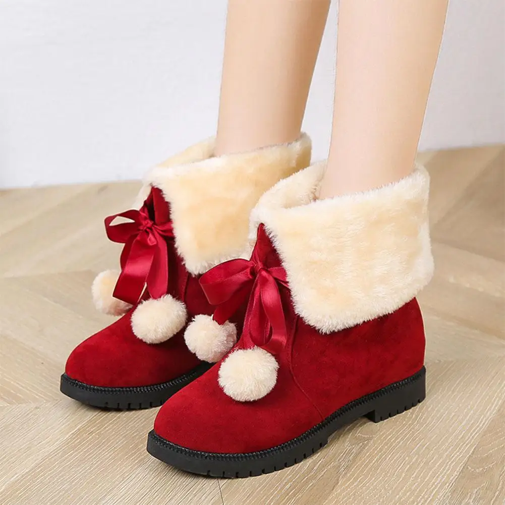 Winter Women Boots Princess Boots Outdoor Windproof Keep Warm Plush Velvet Female Boots For Christmas New Years Shoes
Winter Women Boots Princess Boots Outdoor Windproof Keep Warm Plush Velvet Female Boots For Christmas New Years Shoes