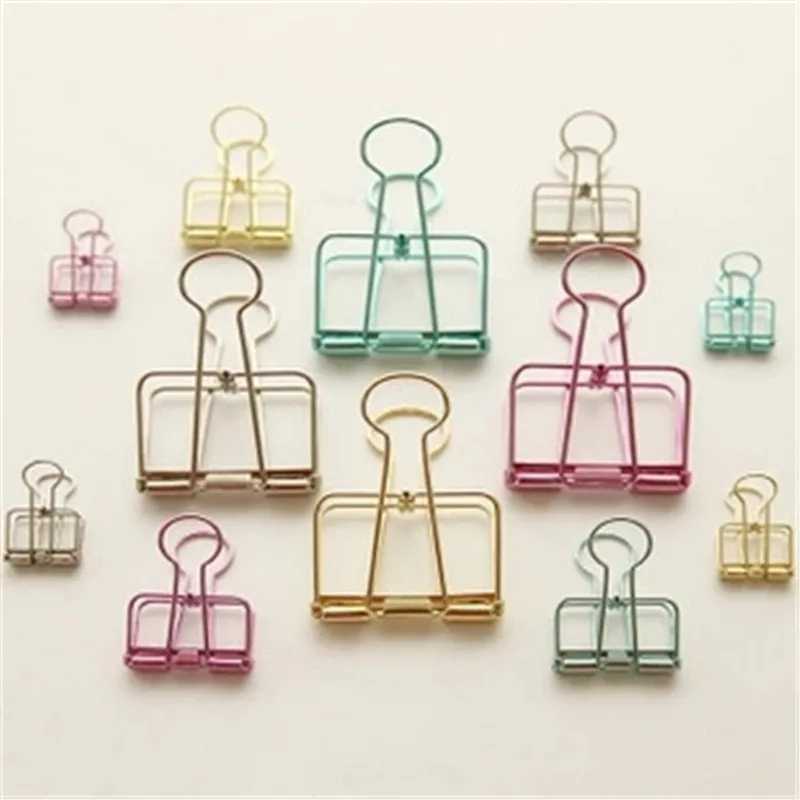 1 шт. зажим для бумаги 20 х40 мм|office supplies|office clipsoffice paper clip |