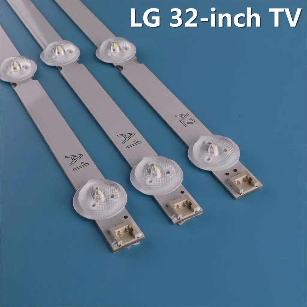 630mm A1 A2 LED Backlight Strips for LG 32" TV 6916L-1440A 6916L-1439A 32LN540U-ZA 32LA621V LC320DUE-SFR1 LC320DXE-SFR1 32LN5400
630mm A1 A2 LED Backlight Strips for LG 32" TV 6916L-1440A 6916L-1439A 32LN540U-ZA 32LA621V LC320DUE-SFR1 LC320DXE-SFR1 32LN5400