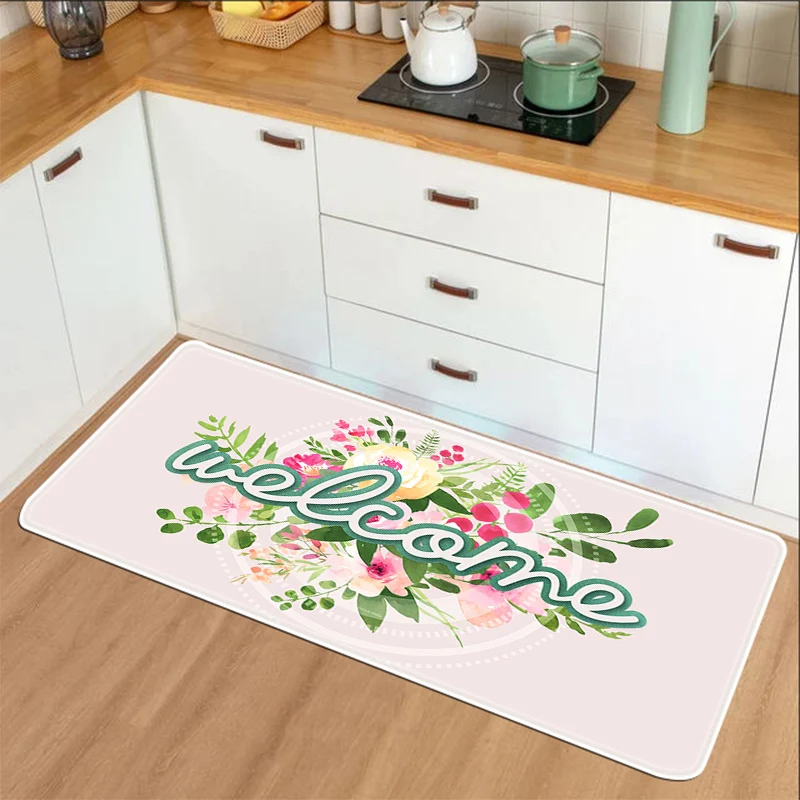 Flower Welcome Entrance Doormat Bedroom Non-Slip Floor Mat Pad Kitchen Home Decoration Carpet Living Room Carpet Bath Mats Rugs
Flower Welcome Entrance Doormat Bedroom Non-Slip Floor Mat Pad Kitchen Home Decoration Carpet Living Room Carpet Bath Mats Rugs