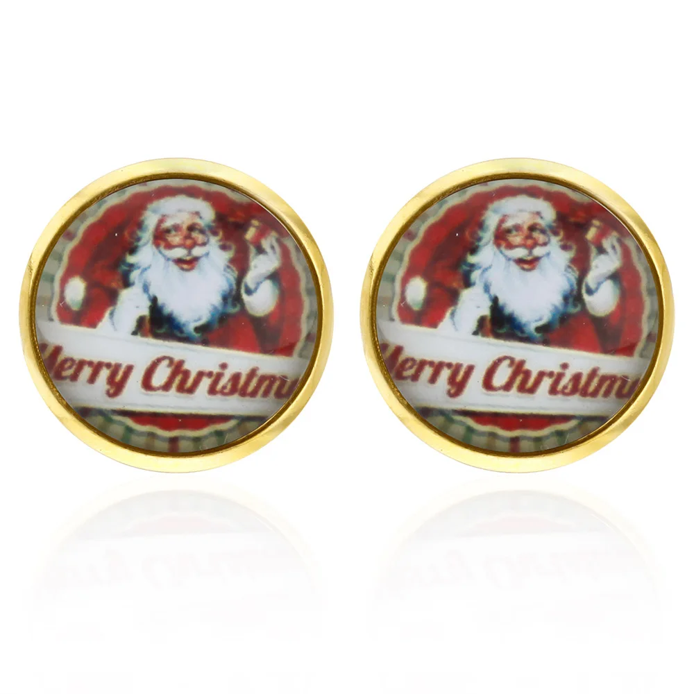 Novelty Christmas Shirt Cufflink for mens gift Cuff button red Santa Claus cuff link High Quality Suit accessories Jewelry
Novelty Christmas Shirt Cufflink for mens gift Cuff button red Santa Claus cuff link High Quality Suit accessories Jewelry
