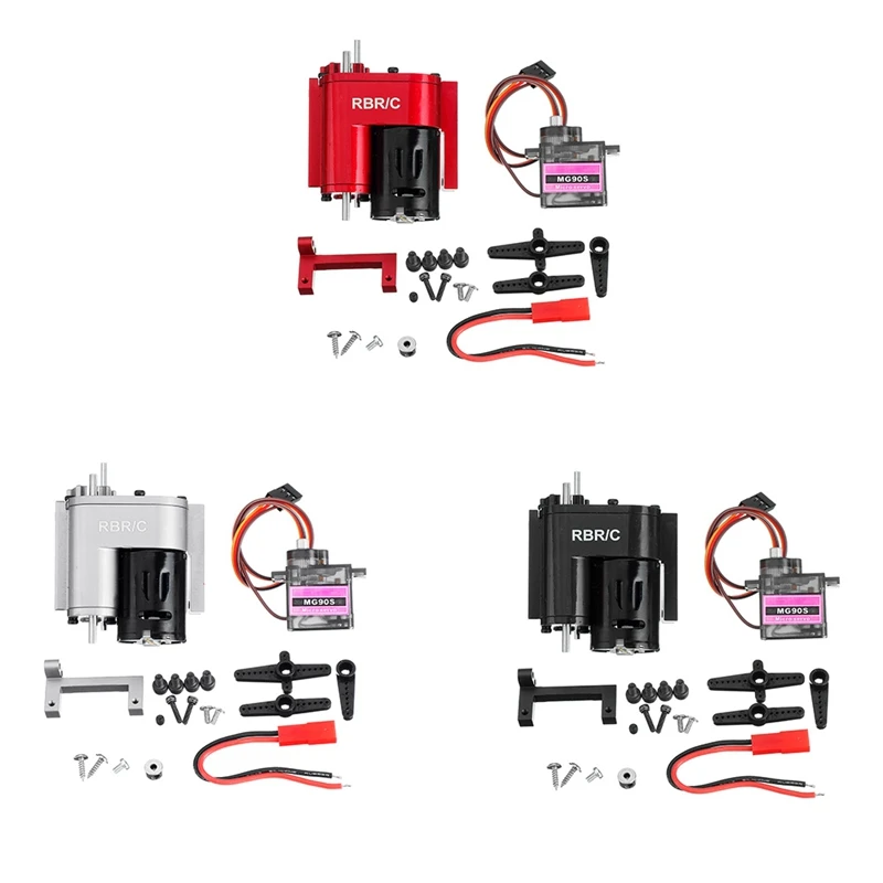 Metal 2 Speed Transmission Speed Change GearBox for WPL C14 C24 B14 B16 B36 MN D90 D91 MN99S RC Car Upgrade Parts
Metal 2 Speed Transmission Speed Change GearBox for WPL C14 C24 B14 B16 B36 MN D90 D91 MN99S RC Car Upgrade Parts