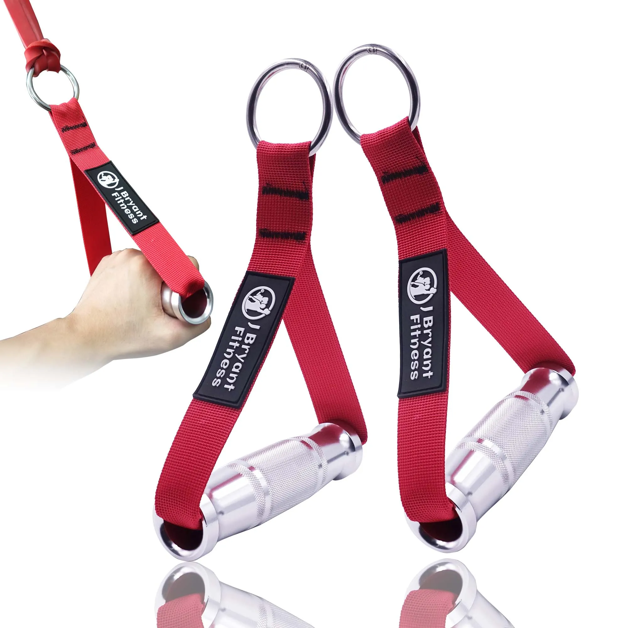 Resistance Band Exercise O-ring Metal Gym Handles Heavy Duty Aluminum Grip Cable Machine Attachment Home Fitness Equipment
Resistance Band Exercise O-ring Metal Gym Handles Heavy Duty Aluminum Grip Cable Machine Attachment Home Fitness Equipment