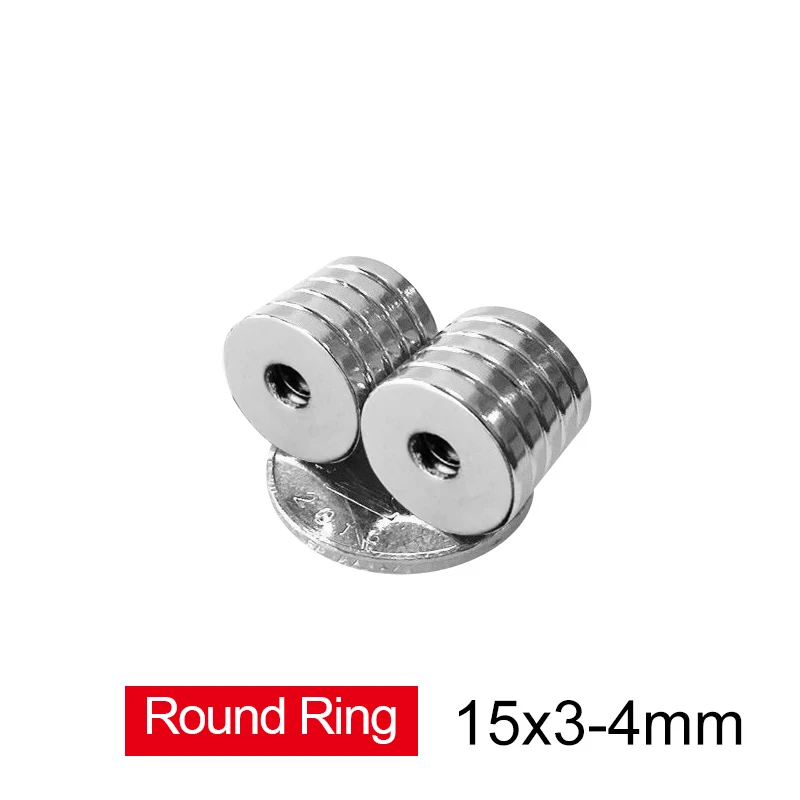 5~500PCS 15X3-4 mm Disc Ring Magnet 15X3 mm Hole 4mm Small Round Countersunk Magnets 15x3-4mm Neodymium Magnet 15*3-4 mm N35
5~500PCS 15X3-4 mm Disc Ring Magnet 15X3 mm Hole 4mm Small Round Countersunk Magnets 15x3-4mm Neodymium Magnet 15*3-4 mm N35