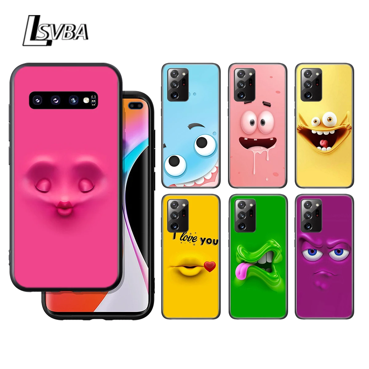 3D Funny Face Silicone Cover For Samsung Galaxy S21 S20 FE Ultra S10 S10E Lite 5G S9 S8 S7 Edge Plus Phone Case 
3D Funny Face Silicone Cover For Samsung Galaxy S21 S20 FE Ultra S10 S10E Lite 5G S9 S8 S7 Edge Plus Phone Case