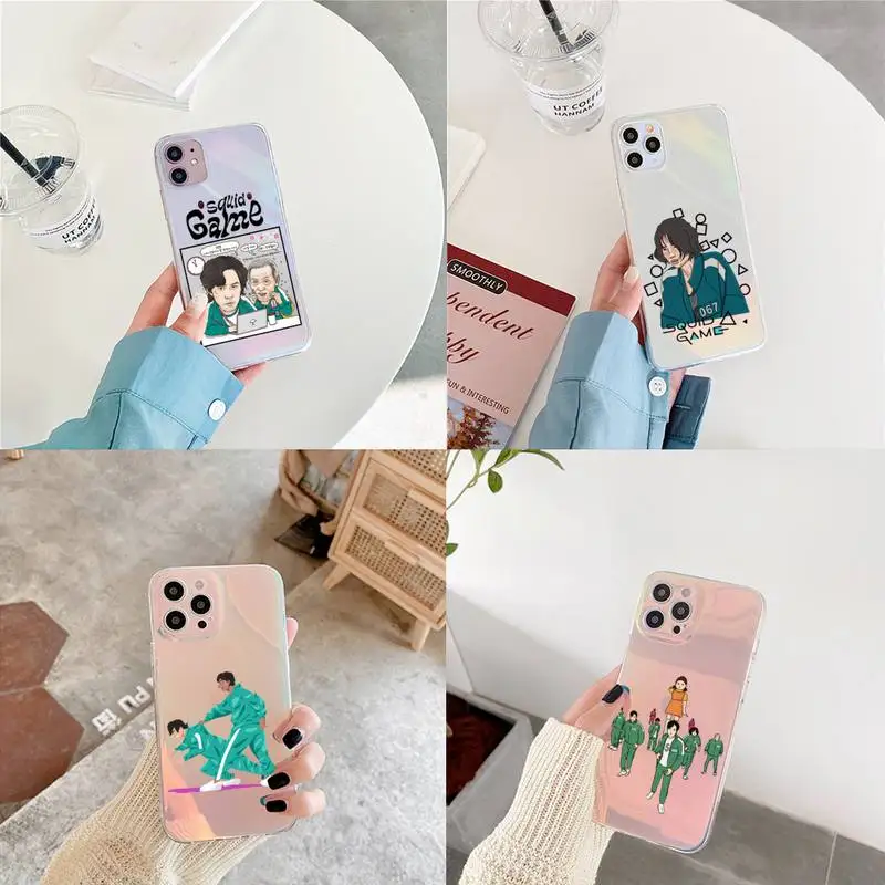 Squid Game Round Six Phone Case for iPhone xiaomi redmi 7 8 9 11 12 10 S X XS XR MINI Pro Max Plus laser Transparent Korean TV
Squid Game Round Six Phone Case for iPhone xiaomi redmi 7 8 9 11 12 10 S X XS XR MINI Pro Max Plus laser Transparent Korean TV