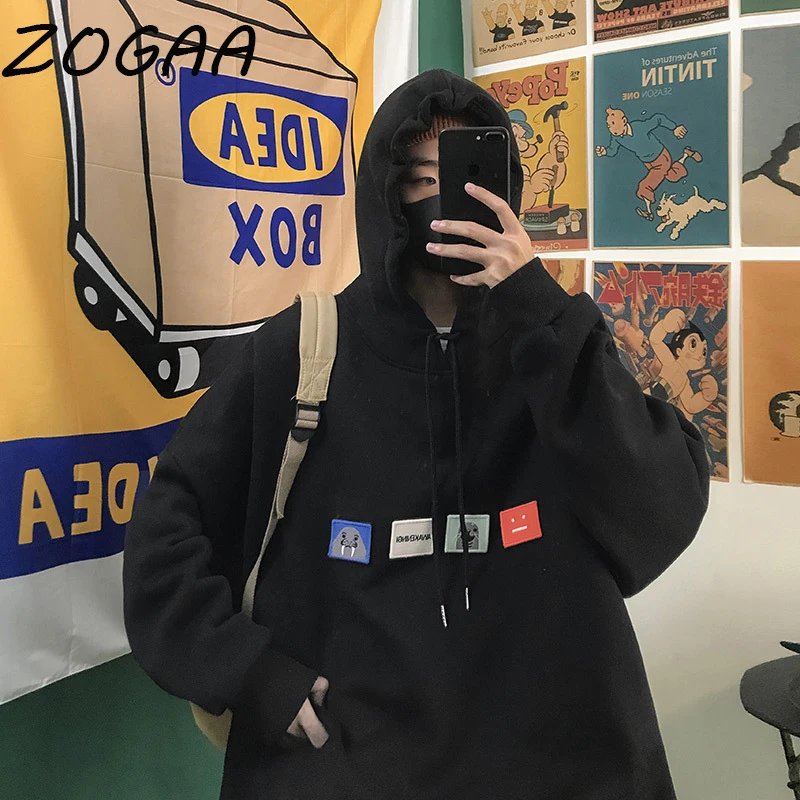 ZOGAA Men's Hoodie Harajuku Student Sweatshirt Personality Fashion Print Hip Hop Streetwear Men's Women's Pullover Sweatshirt
ZOGAA Men's Hoodie Harajuku Student Sweatshirt Personality Fashion Print Hip Hop Streetwear Men's Women's Pullover Sweatshirt