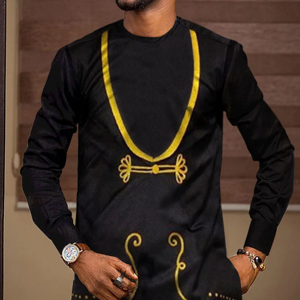 Muslim Dashiki Man Shirt Tops Spring Fashion Long Sleeve Dubai African Male T-shirts 2021 New Plus Size Long Tee Shirts Caftan
Muslim Dashiki Man Shirt Tops Spring Fashion Long Sleeve Dubai African Male T-shirts 2021 New Plus Size Long Tee Shirts Caftan