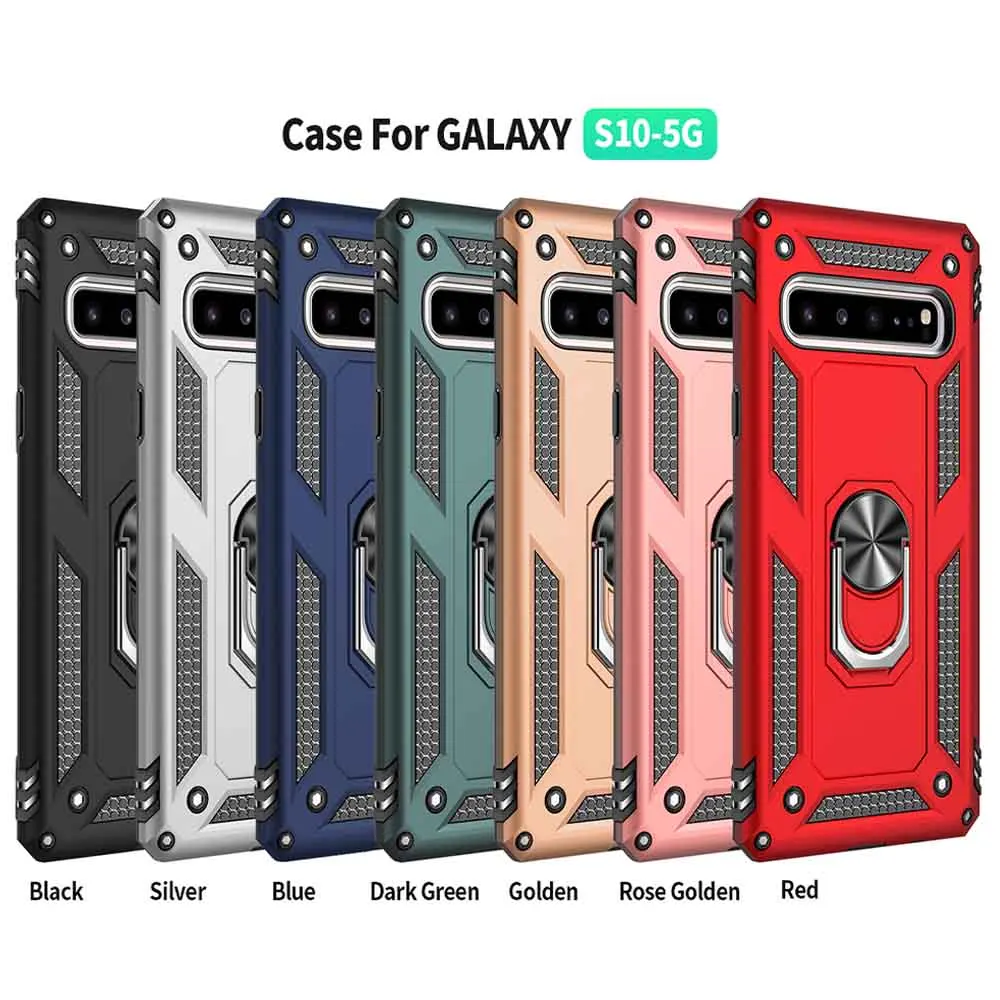 LEEWINDA For Samsung Galaxy S10 5G Phone Case,Luxury Armor Shockproof TPU+PC 2 in 1 360 Degree Rotating Holder Ring Back Cover
LEEWINDA For Samsung Galaxy S10 5G Phone Case,Luxury Armor Shockproof TPU+PC 2 in 1 360 Degree Rotating Holder Ring Back Cover