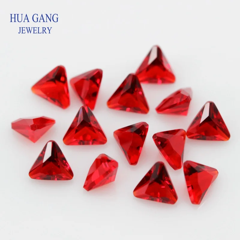 Red Triangle Shape Princess Cut Loose Glass Beads Synthetic Gems For Jewelry Size 3x3~10x10mm Free Shipping
Red Triangle Shape Princess Cut Loose Glass Beads Synthetic Gems For Jewelry Size 3x3~10x10mm Free Shipping