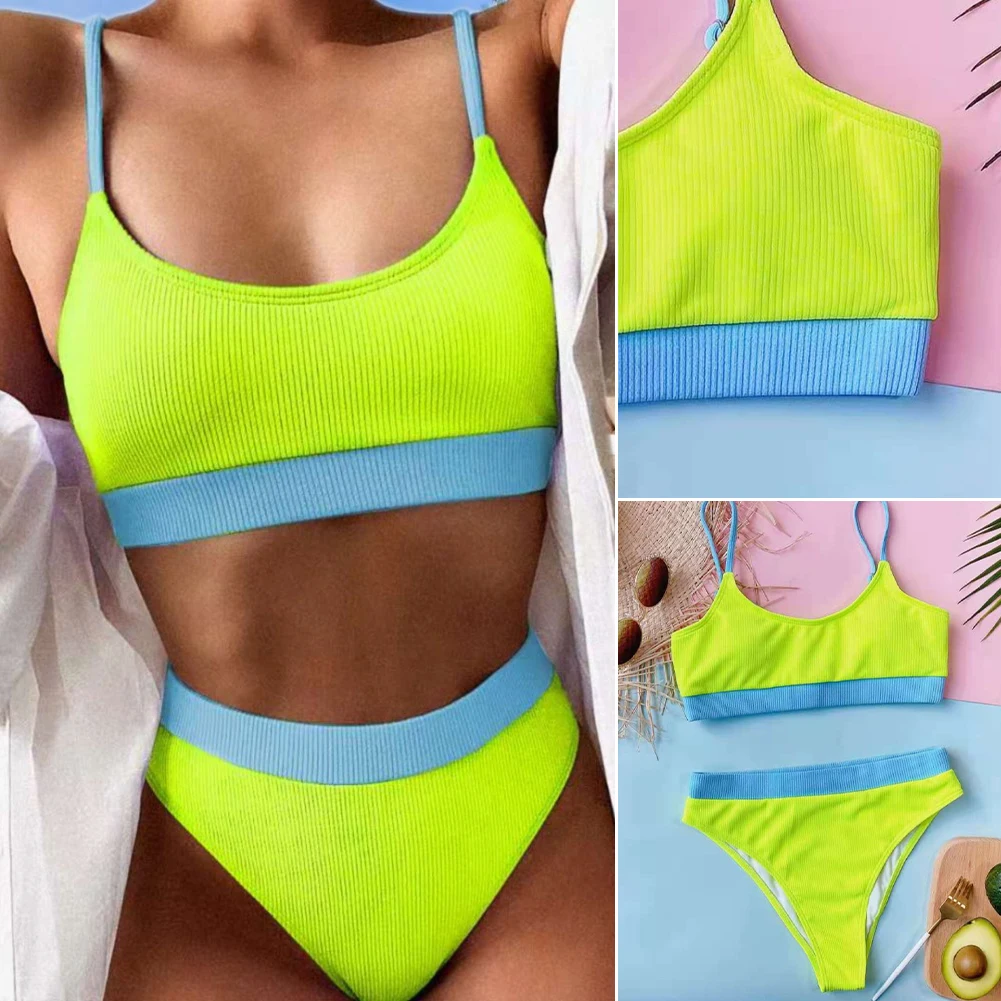 Sexy Bikinis Solid Color Push Up Bikini 2021 Hot Sale Padded Bra Straps High Waist Swimsuit Female Swimwear Women Biquini tangas
Sexy Bikinis Solid Color Push Up Bikini 2021 Hot Sale Padded Bra Straps High Waist Swimsuit Female Swimwear Women Biquini tangas