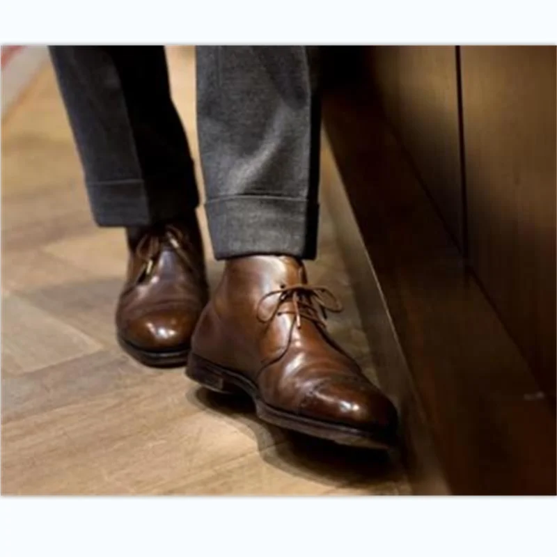 2021 New Men Fashion Business Casual Daily All-match Dress Shoes Handmade Brown PU Classic Wingtip Lace-up Ankle Boots 3KC681
2021 New Men Fashion Business Casual Daily All-match Dress Shoes Handmade Brown PU Classic Wingtip Lace-up Ankle Boots 3KC681