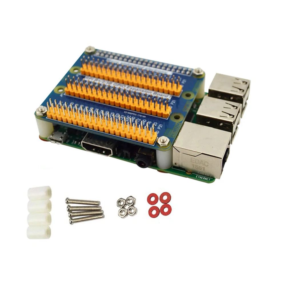 Expansion Board GPIO 3 Multifunction Control Durable Professional Component Practical With Screws Accessories
Expansion Board GPIO 3 Multifunction Control Durable Professional Component Practical With Screws Accessories