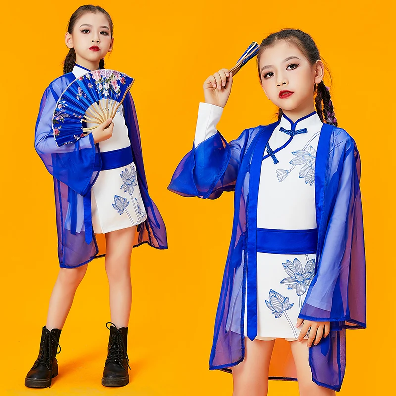 Children'S Performance Costumes National Tide Jazz Dance Costume Girl Chinese Style Model Catwalk Catwalk Hip Hop Wear DQS8472
Children'S Performance Costumes National Tide Jazz Dance Costume Girl Chinese Style Model Catwalk Catwalk Hip Hop Wear DQS8472