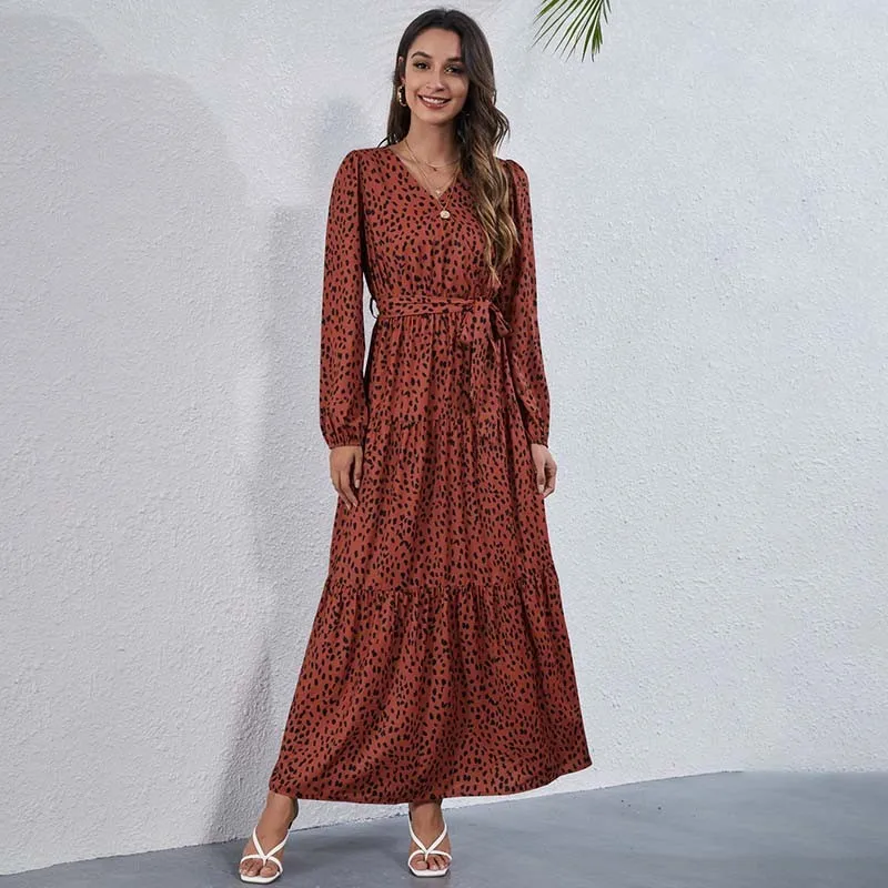 Print Midi Dress Women 2021 Vintage V Neck Long Sleeve Beach Casual Dress Loose Ladies Party Elegant Dresses Vestidos De Fiesta
Print Midi Dress Women 2021 Vintage V Neck Long Sleeve Beach Casual Dress Loose Ladies Party Elegant Dresses Vestidos De Fiesta