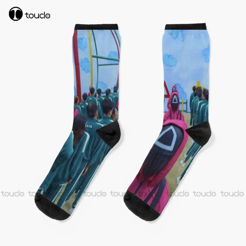 Squid Game Socks Running Socks Personalized Custom Unisex Adult Teen Youth Socks Halloween Christmas Fashion New Gift Funny Sock 
Squid Game Socks Running Socks Personalized Custom Unisex Adult Teen Youth Socks Halloween Christmas Fashion New Gift Funny Sock