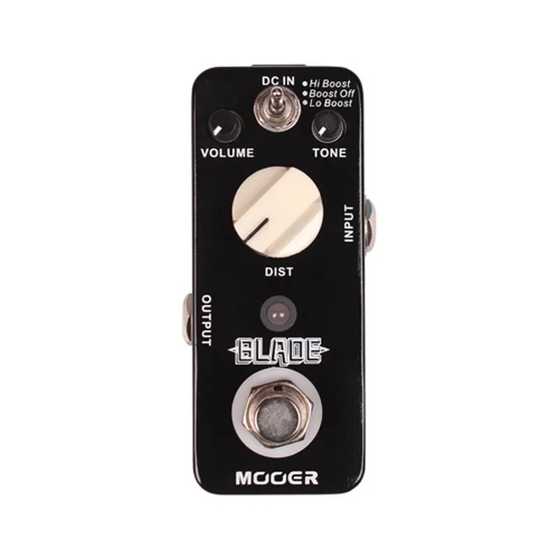 

MOOER Blade Metal Distortion Guitar Effect Pedal 3 Modes True Bypass Full Metal Shell with 3 Working Modes Lo Boost Off Effects