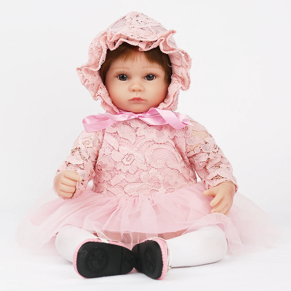 Куклы Bebe Reborn игрушки ручной работы для детей 18 дюймов 45 см реалистичные куклы boneca