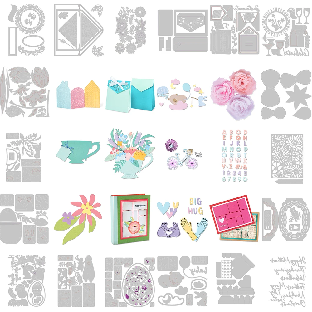 New Framework Envelope Lining Flower Outline Gift Boxbottles & Glasses Metal Cutting Dies Scrapbook Craft Knife Blade Punch Mold
New Framework Envelope Lining Flower Outline Gift Boxbottles & Glasses Metal Cutting Dies Scrapbook Craft Knife Blade Punch Mold