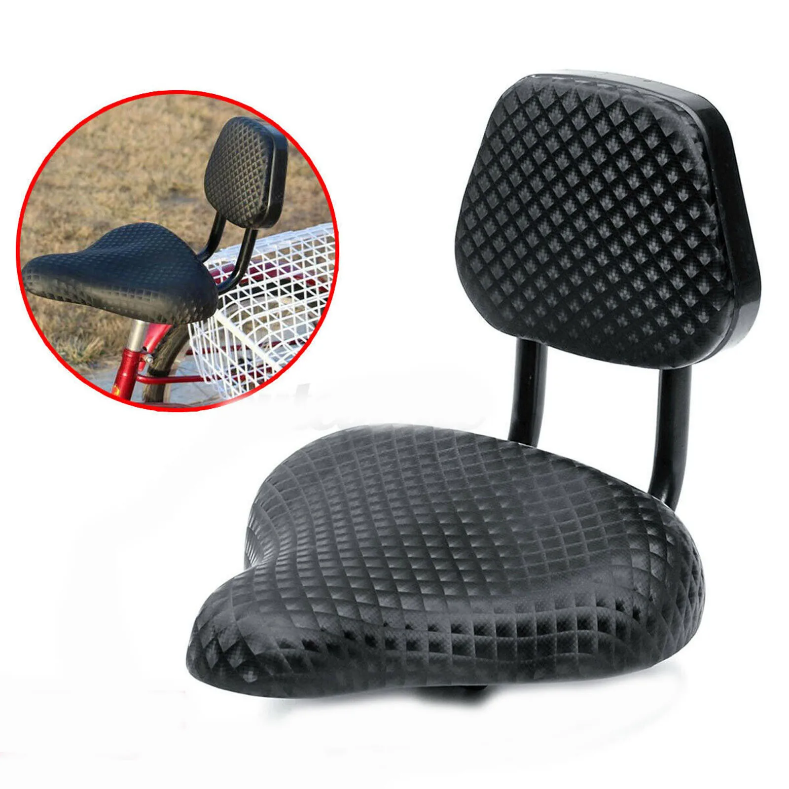 2021 newest arrival fashionable Bicycle Saddle with Ergonomic Backrest High Resilience PVC Leather Universal Riding Equipment
2021 newest arrival fashionable Bicycle Saddle with Ergonomic Backrest High Resilience PVC Leather Universal Riding Equipment