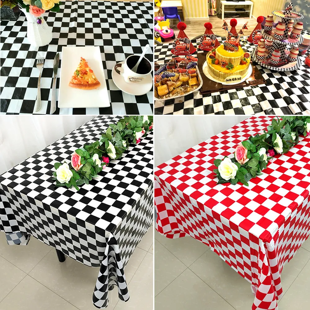 137X274cm pe прямоугольные одноразовые скатерти утолщенные западные ресторанные