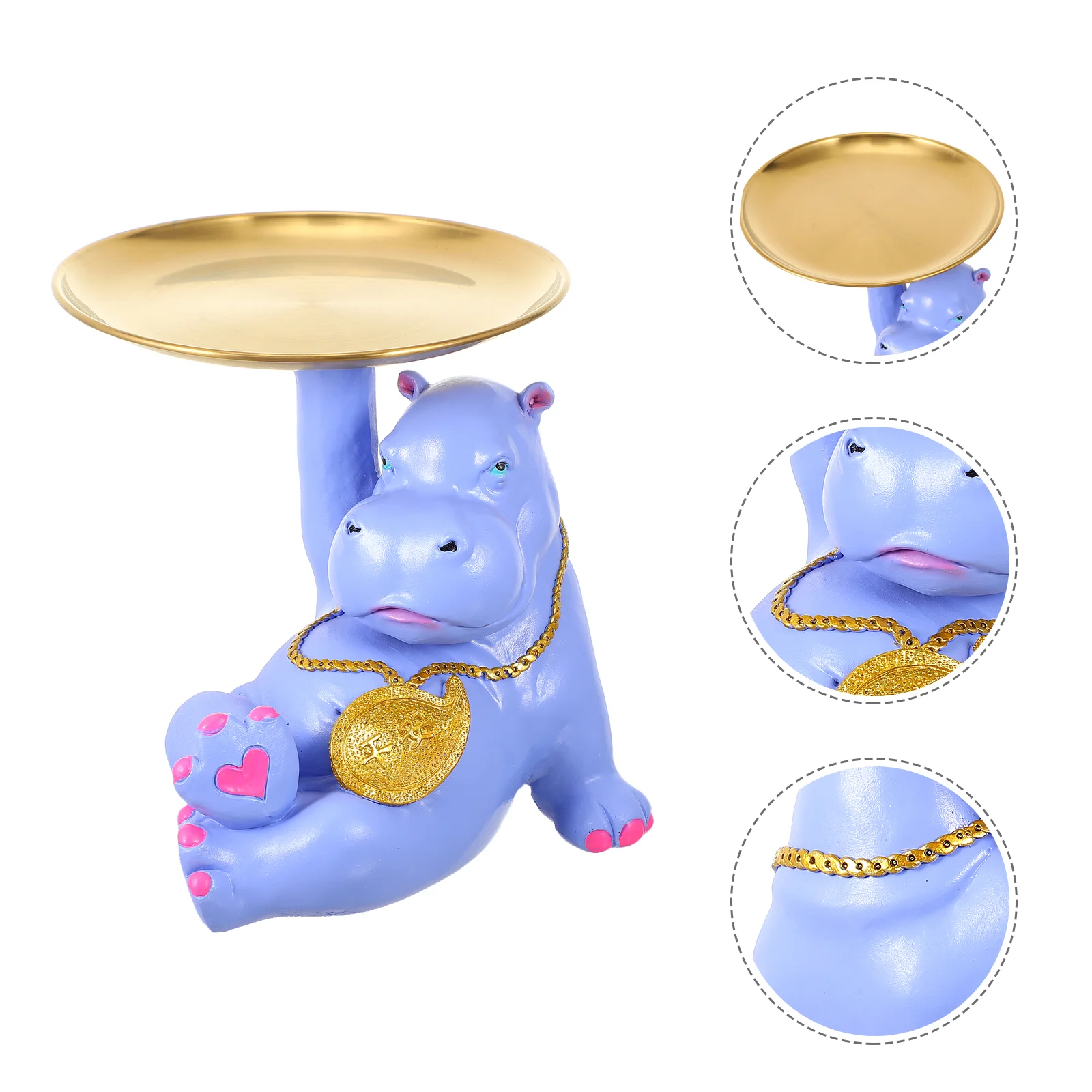 1 Pc Hippos Shape Tray Unique Resin Desktop Tray Home Creative Decorative Tray 
1 Pc Hippos Shape Tray Unique Resin Desktop Tray Home Creative Decorative Tray