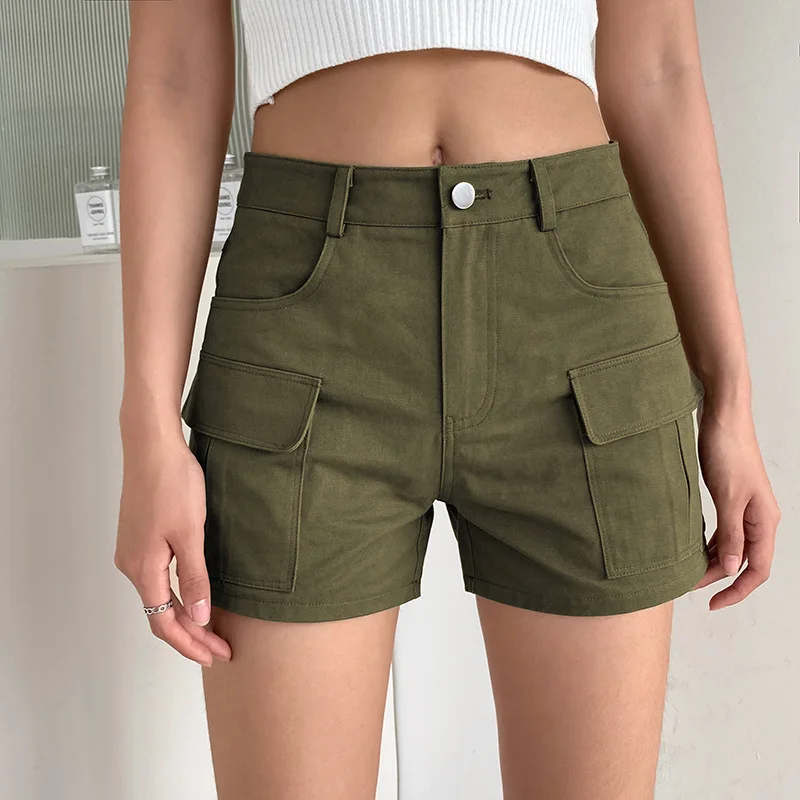 2021 Summer New Fashion Trendy Street Style Solid Color Multi-Pocket Stitching Tooling Straight Shorts
2021 Summer New Fashion Trendy Street Style Solid Color Multi-Pocket Stitching Tooling Straight Shorts