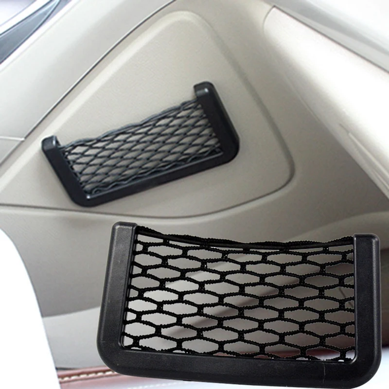 1Pcs Black Car Organizer Storage Bag Auto Paste Net Pocket Universal Mesh Phone Sundries Holder Side Back Pocket Car Accessories
1Pcs Black Car Organizer Storage Bag Auto Paste Net Pocket Universal Mesh Phone Sundries Holder Side Back Pocket Car Accessories