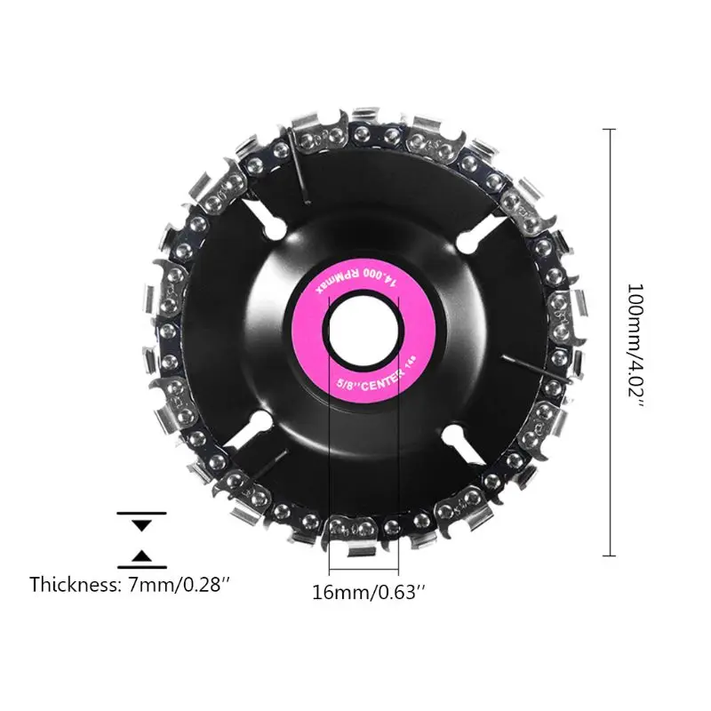 Angle Grinding Disc Chain Saw Blade 4 inch 14 Tooth Finish Cutting Engraving Sharping Wood Plastic Hard Rubber 
Angle Grinding Disc Chain Saw Blade 4 inch 14 Tooth Finish Cutting Engraving Sharping Wood Plastic Hard Rubber