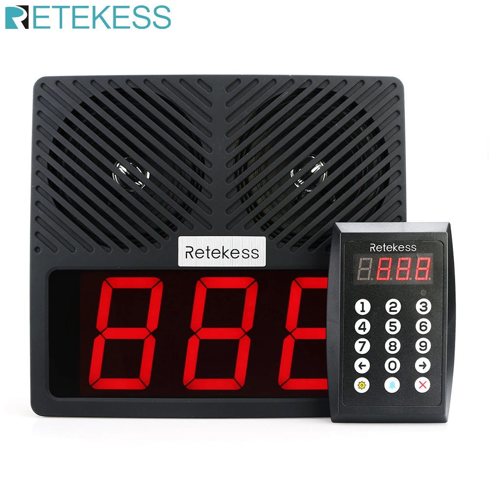 Система вызова номера Retekess TD101 беспроводной пейджер для ресторана система