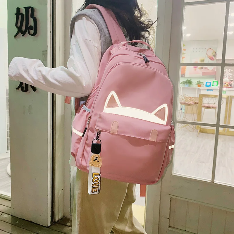 Reflective cartoon Women Backpack School Bag for Girls Oxford cloth Student Bookbags Large capacity Travel ladies bagpack Bags
Reflective cartoon Women Backpack School Bag for Girls Oxford cloth Student Bookbags Large capacity Travel ladies bagpack Bags