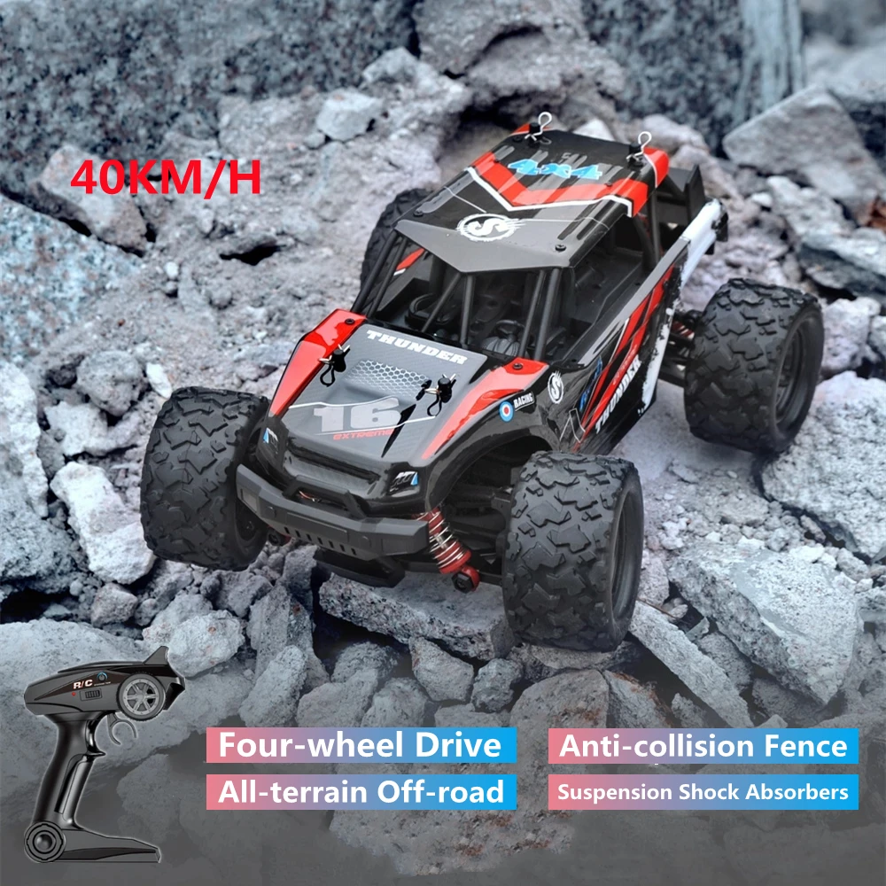 4WD All-terrain Off-road Racing Drift RC Car 40KM/H 1:18 Anti-collision Fence Suspension Shock Absorbers Remote Control Buggys
4WD All-terrain Off-road Racing Drift RC Car 40KM/H 1:18 Anti-collision Fence Suspension Shock Absorbers Remote Control Buggys