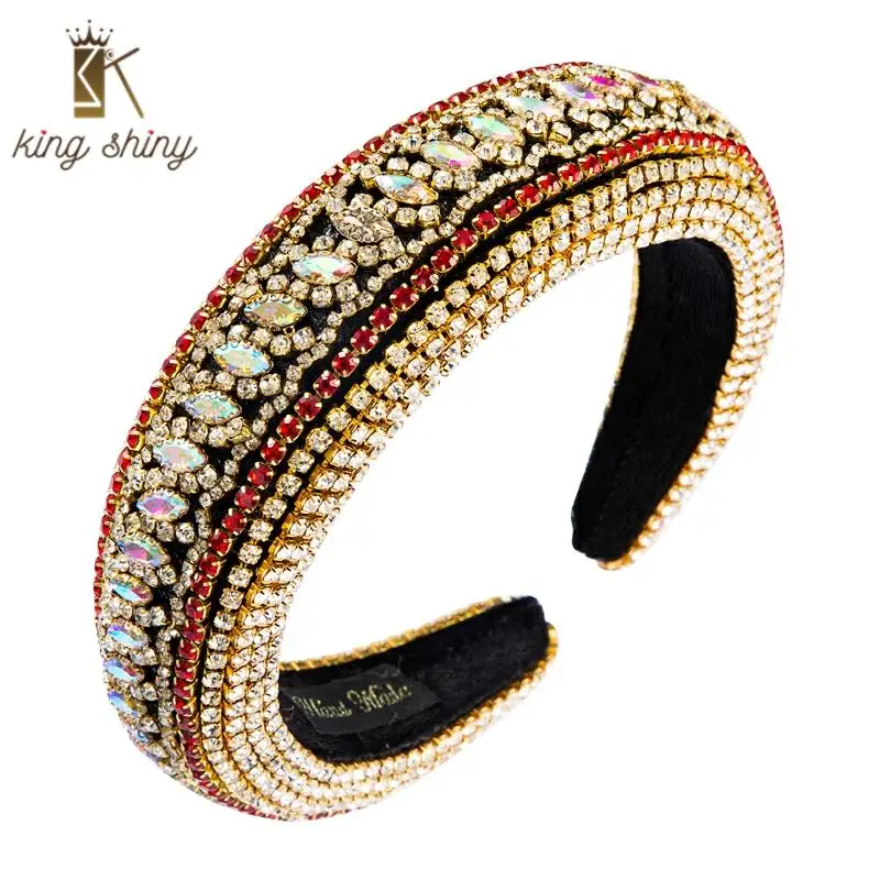 Za Brand Luxury Full Rhinestone Designer Headband Elegant Hand Made Thick Sponge Hair Band Bridal Wedding Party Hair Accessories
Za Brand Luxury Full Rhinestone Designer Headband Elegant Hand Made Thick Sponge Hair Band Bridal Wedding Party Hair Accessories