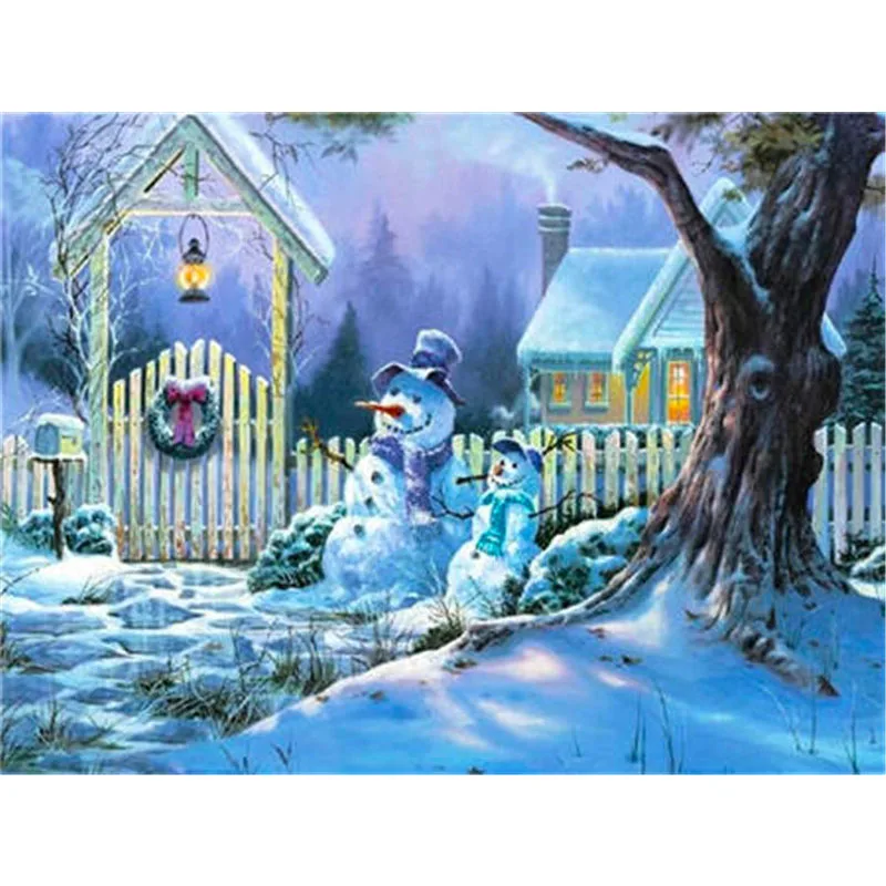 5D DIY Diamond Painting House Cross Stitch Diamond Embroidery Sale Winter Scenery Full Square Mosaic Home Decoration
5D DIY Diamond Painting House Cross Stitch Diamond Embroidery Sale Winter Scenery Full Square Mosaic Home Decoration