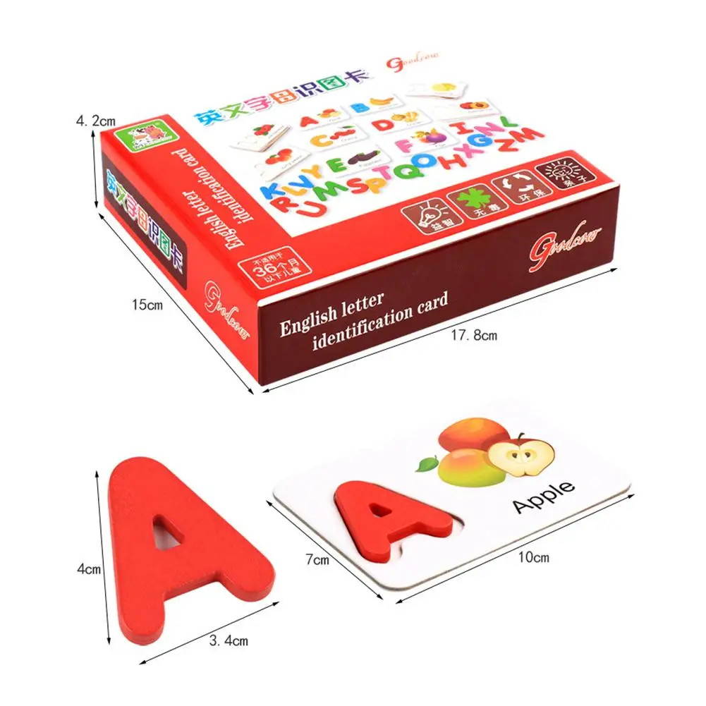 26 English Alphabet Letters Color Cognitive Fruit Game Cards Basic Knowledge Puzzle Learning Toy Education Supplies 
26 English Alphabet Letters Color Cognitive Fruit Game Cards Basic Knowledge Puzzle Learning Toy Education Supplies