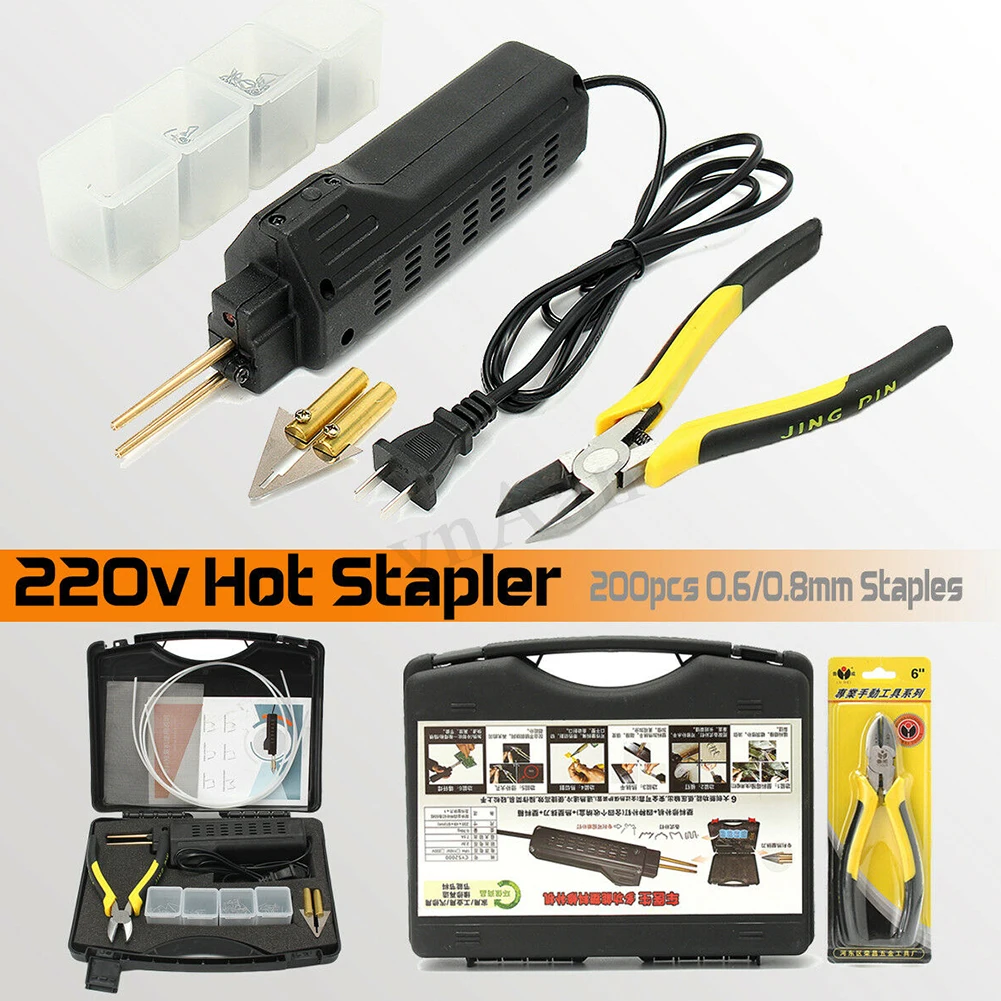 Spatula Spared Pliers Car Bumper With Case Compact Tools Home Use Plastic Repair Kit Portable LED Indicator Welding Machine
Spatula Spared Pliers Car Bumper With Case Compact Tools Home Use Plastic Repair Kit Portable LED Indicator Welding Machine